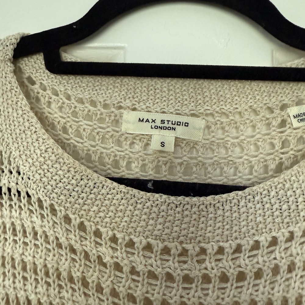 Max Studio Women's Beige Knit Sweater